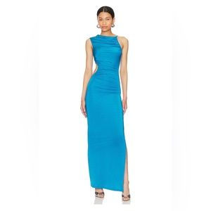 Nicola Maxi Dress in Blue